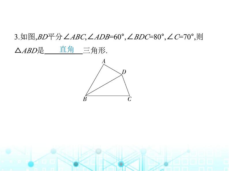 人教版八年级数学上册第十一章三角形11-2-1第二课时直角三角形的两个锐角互余课件第5页