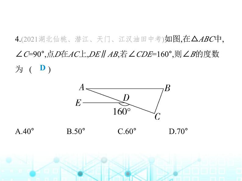 人教版八年级数学上册第十一章三角形素养综合检测课件第7页