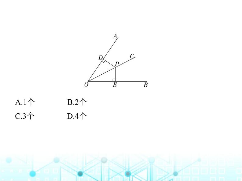 人教版八年级数学上册第十二章全等三角形12-3第二课时角的平分线的判定课件第3页