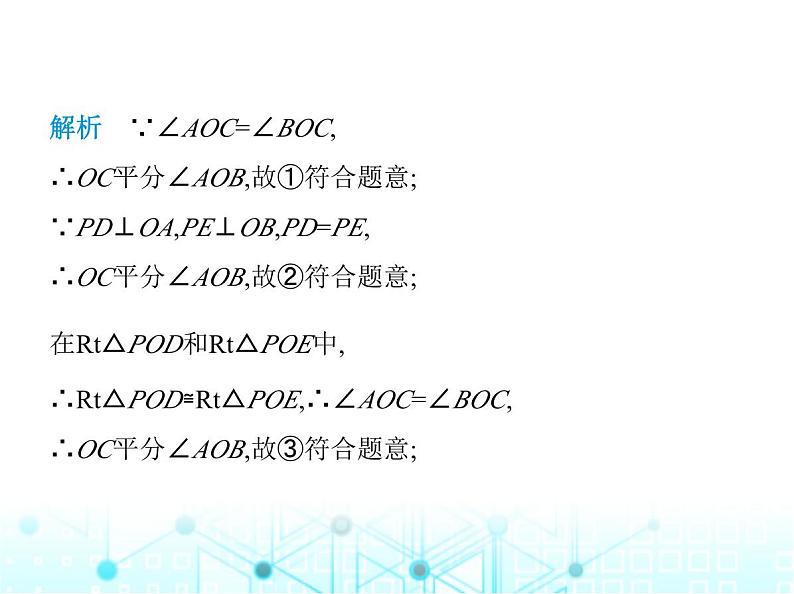 人教版八年级数学上册第十二章全等三角形12-3第二课时角的平分线的判定课件第4页