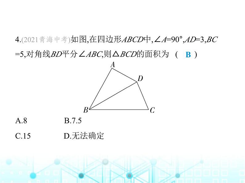 人教版八年级数学上册期中素养综合测试课件第5页
