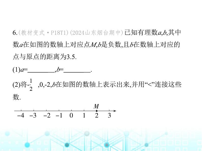 冀教版七年级数学上册第一章有理数1.4有理数的大小课件第7页