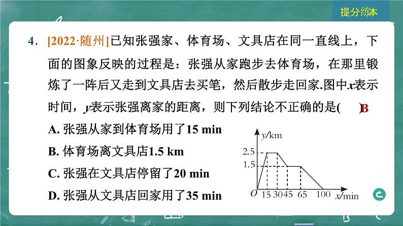 2024年春 中考数学 习题课件 第三部分 函数 第9课时 函数的基础知识第6页