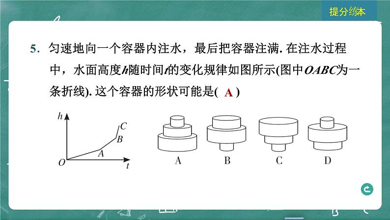 2024年春 中考数学 习题课件 第三部分 函数 第9课时 函数的基础知识第7页