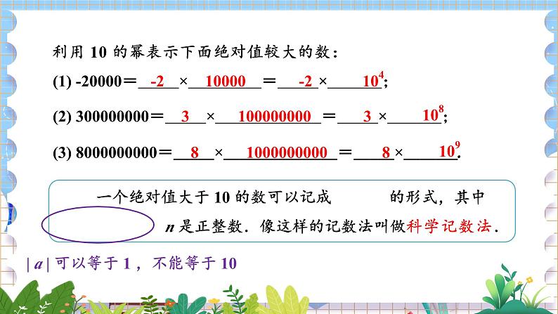 华师版(2024)数学七年级上册 第1章 1.11 有理数的乘方 第2课时 科学记数法 PPT课件+教案（PPT最后一张）05