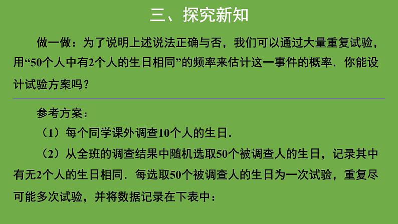 3.2《用频率估计概率》数学北师大版 九年级上册教学课件2第4页