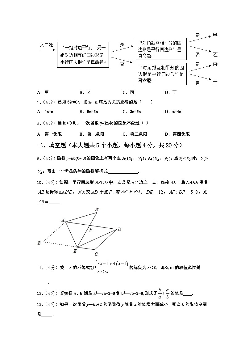 2024-2025学年江苏省苏州市葛江中学数学九年级第一学期开学监测试题【含答案】第2页