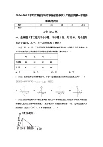 2024-2025学年江苏省苏州市草桥实验中学九年级数学第一学期开学考试试题【含答案】