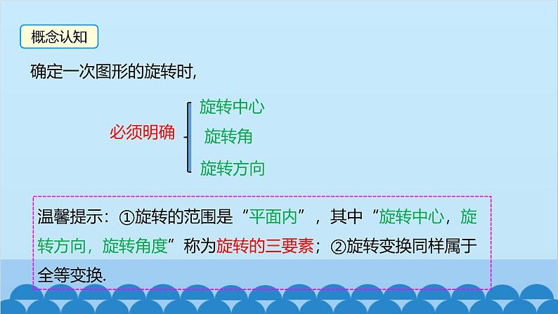 23.1 第1课时 旋转的概念及性质 人教版数学九年级上册课件06