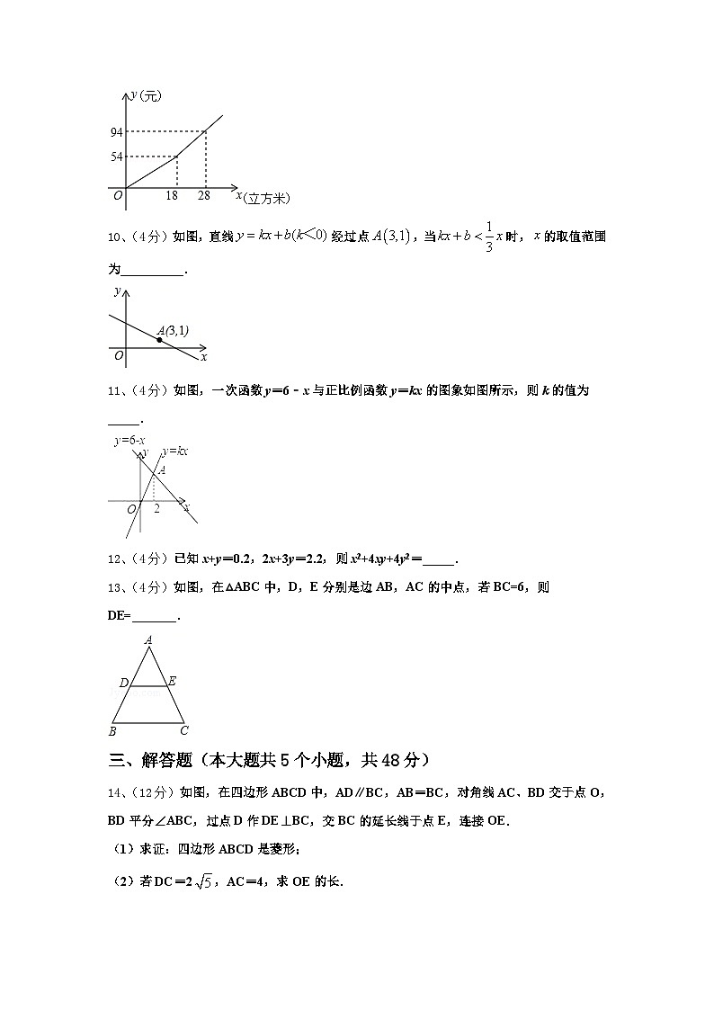 2024-2025学年辽宁沈阳皇姑区数学九上开学达标检测试题【含答案】第3页