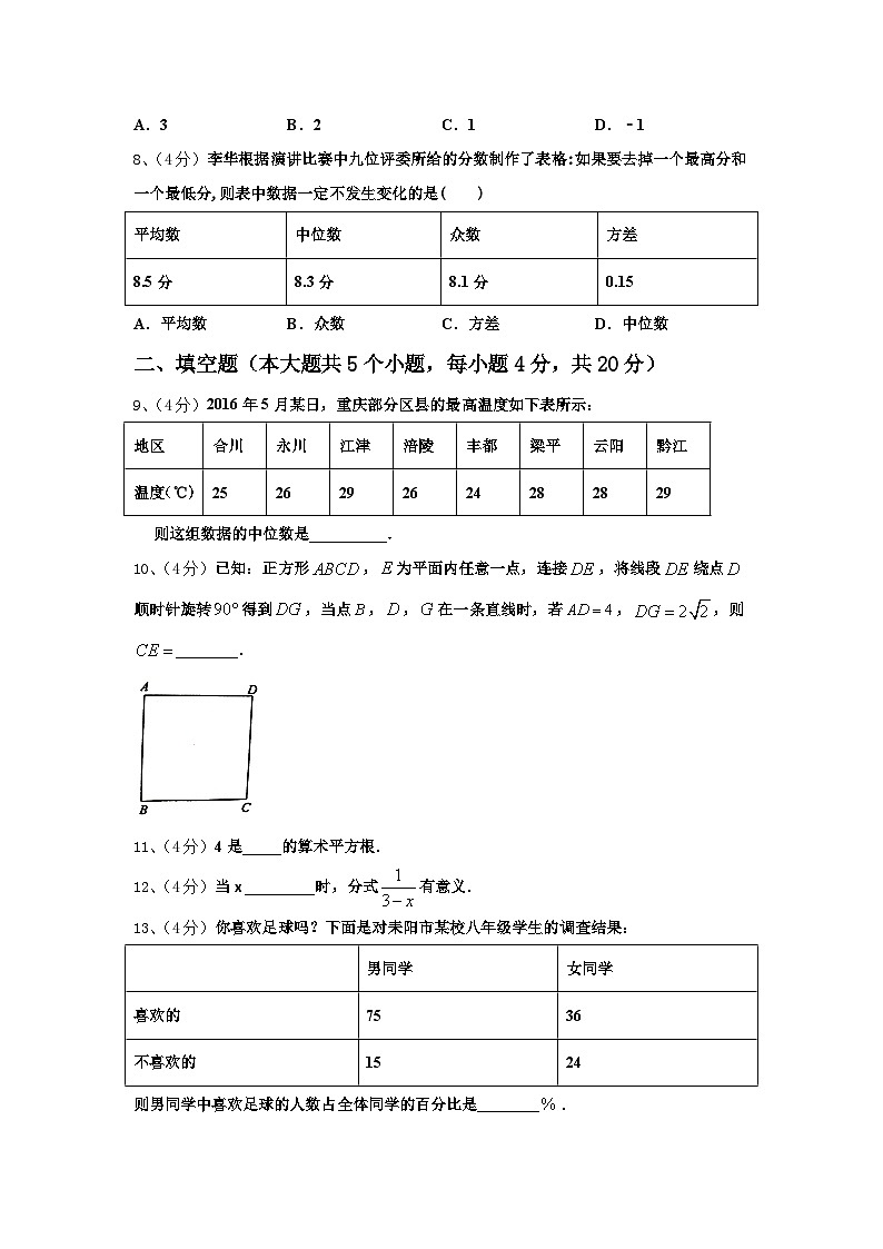 2024-2025学年宁夏吴忠市盐池一中学数学九上开学检测模拟试题【含答案】第2页