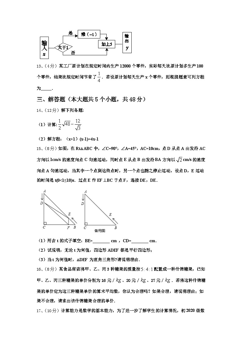2024-2025学年山东省东营市垦利县数学九年级第一学期开学学业水平测试试题【含答案】第3页