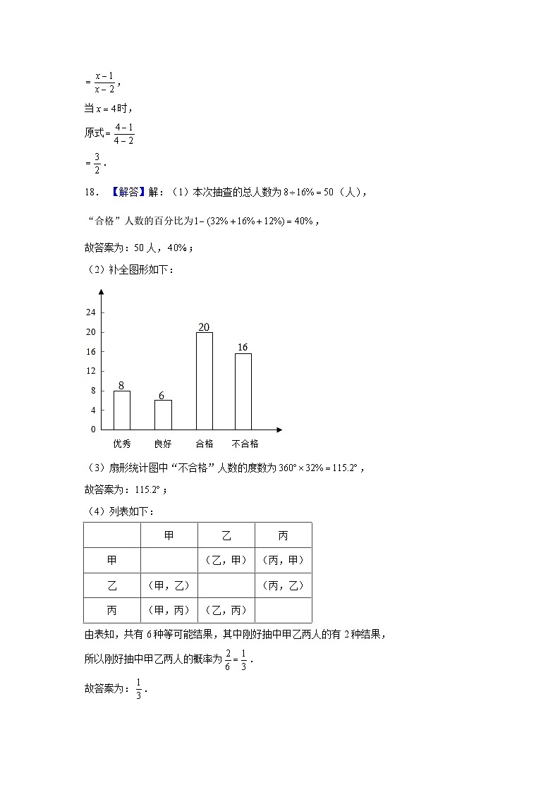 2022年 广东省 深圳市 数学 中考真题 解析02