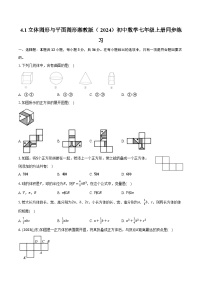 数学七年级上册（2024）4.1 立体图形与平面图形优秀练习题