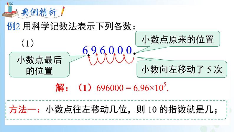 华东师大版（2024）七年级数学上册1.11.2 科学计数法 同步课件08