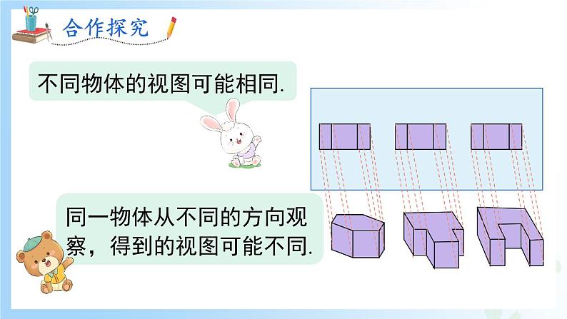 华东师大版（2024）七年级数学上册3.2.1 第2课时 三视图 同步课件第6页