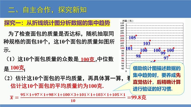 6.3 从统计图分析数据的集中趋势（同步课件）八年级数学上册同步课堂（北师大版）05