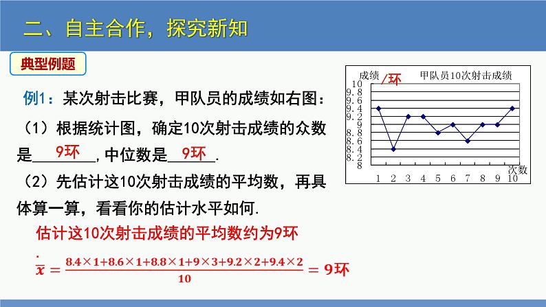 6.3 从统计图分析数据的集中趋势（同步课件）八年级数学上册同步课堂（北师大版）07