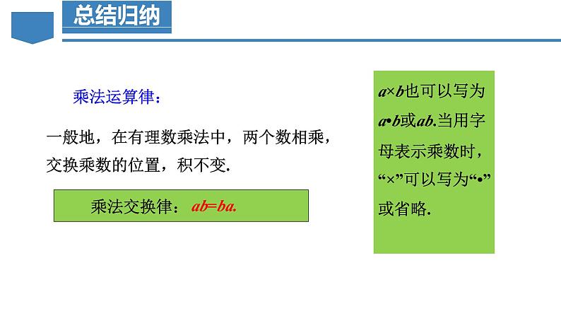 【核心素养】人教版数学七年级上册 2.2.1 有理数的乘法（第2课时 有理数乘法的运算律）（教学课件+教学设计+同步练习）07