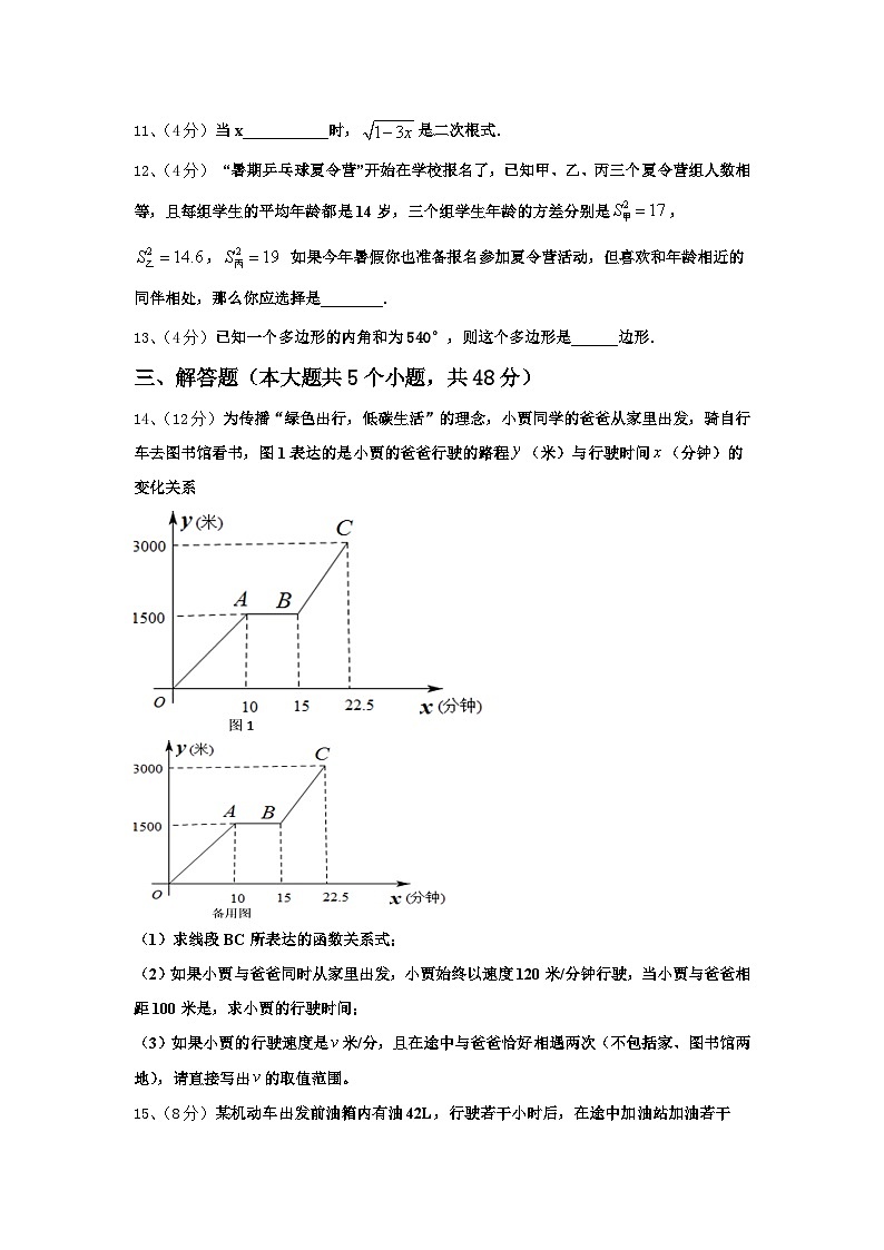 2024-2025学年四川省绵阳外国语学校九年级数学第一学期开学学业水平测试模拟试题【含答案】第3页