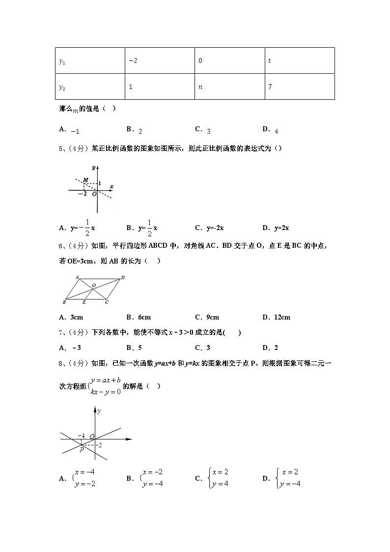 2024-2025学年西藏自治区左贡县中学九上数学开学经典模拟试题【含答案】02