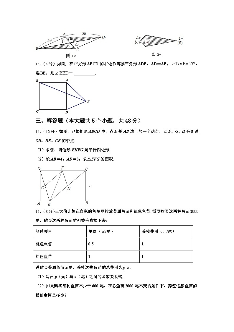 2024-2025学年浙江省台州市海山教育联盟数学九年级第一学期开学质量检测模拟试题【含答案】第3页
