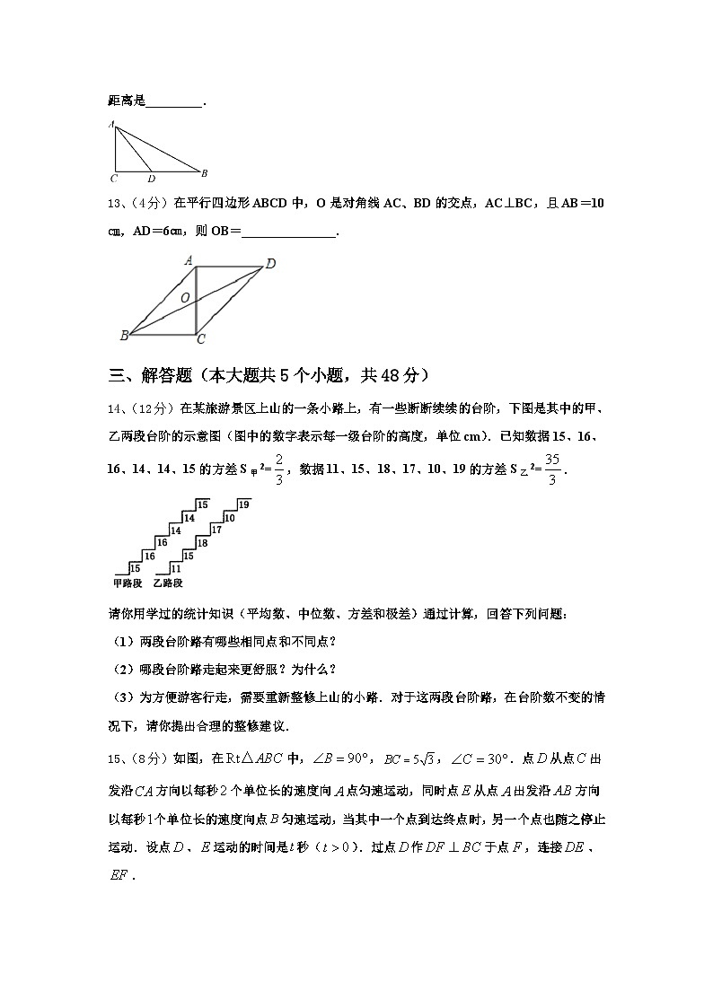 2024年安徽省阜阳市十校联考数学九上开学质量跟踪监视模拟试题【含答案】第3页