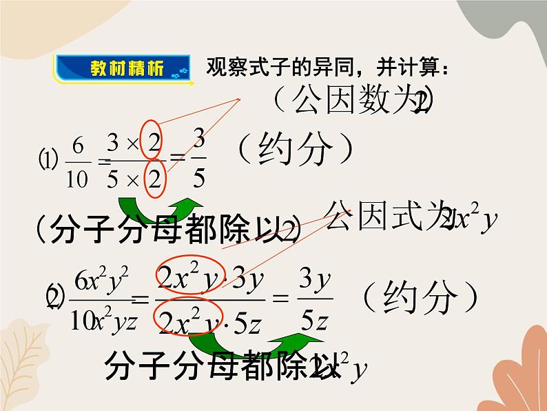 青岛版（六三制）数学八年级上册 3.2 分式的约分课件03