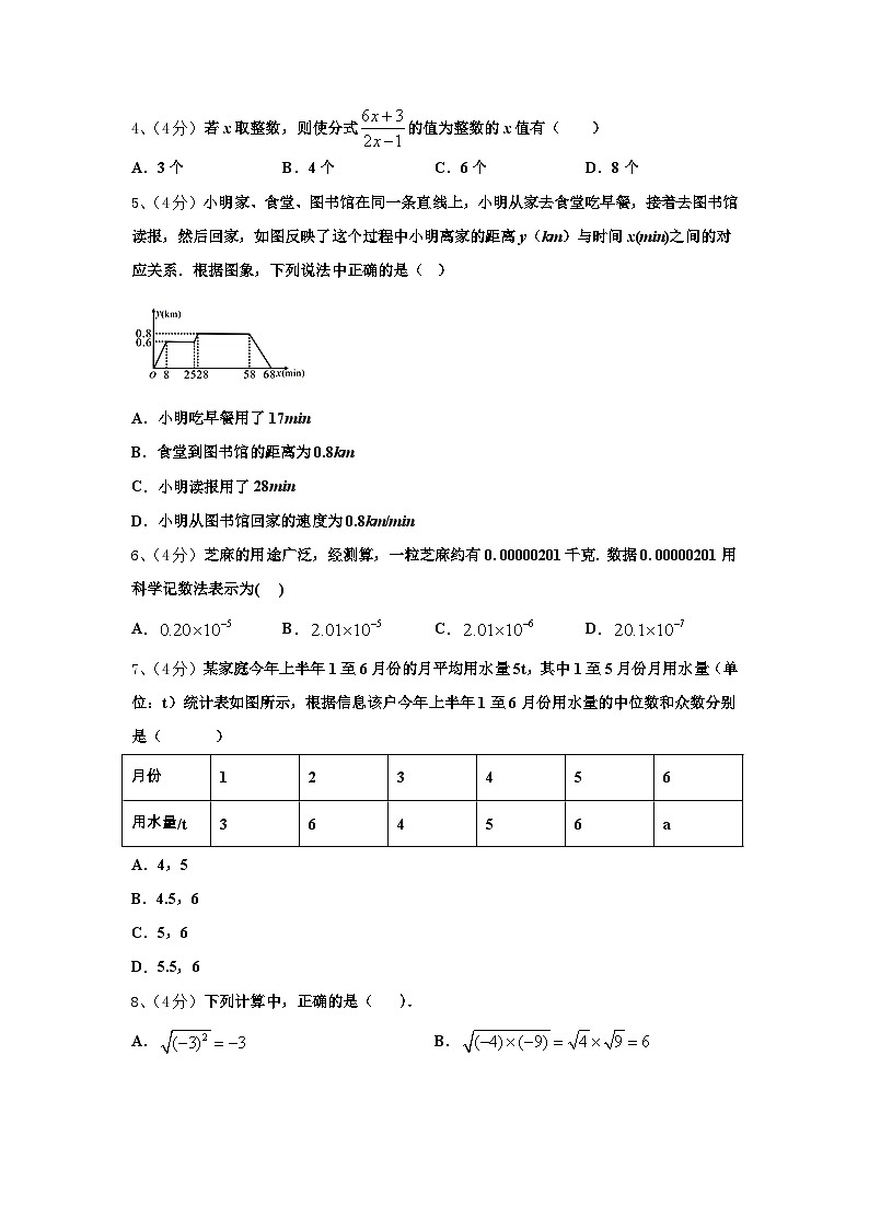 2024年福建省永定区第二初级中学数学九年级第一学期开学达标检测试题【含答案】02