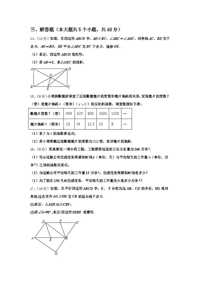 2024年广东省深圳市龙岗区布吉中学数学九年级第一学期开学综合测试试题【含答案】第3页