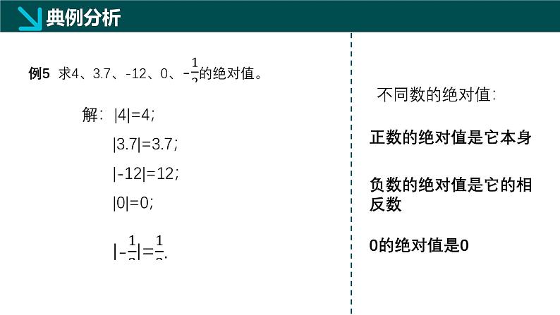 1.1.4绝对值（同步课件）-2024-2025学年六年级数学上册同步精品课堂（沪教版2024）第6页