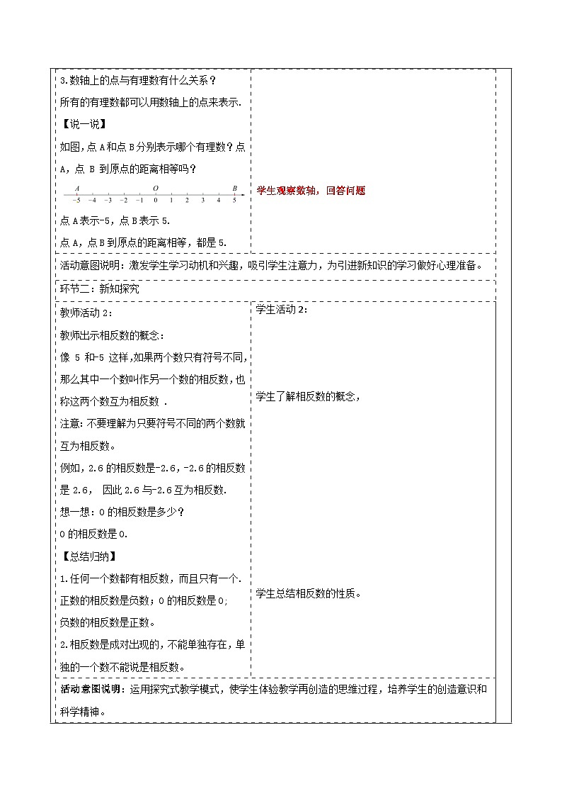 湘教版数学七年级上册1.2.2 相反数（课件+教案+大单元整体教学设计）02