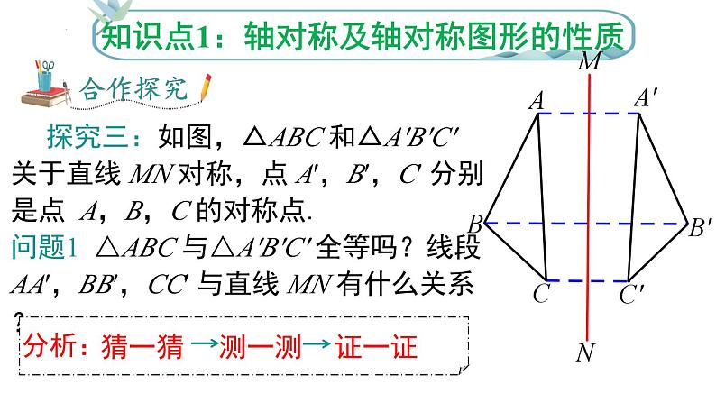 13.1.1.2 轴对称图形的性质 人教版数学八年级上册课件第4页