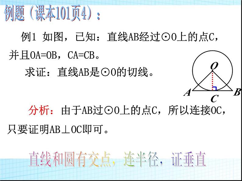 24.2.2 直线和圆的位置关系2 人教版数学九年级上册课件第7页