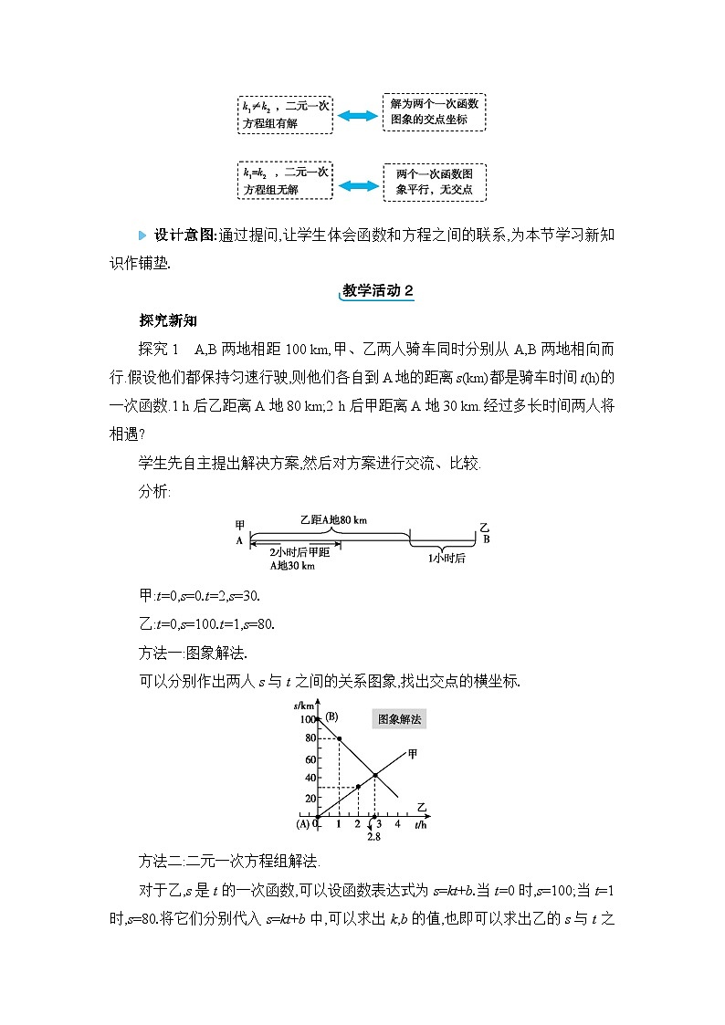 北师大版（2024）八年级数学上册第五章二元一次方程组5.7用二元一次方程组确定一次函数表达式教案第2页
