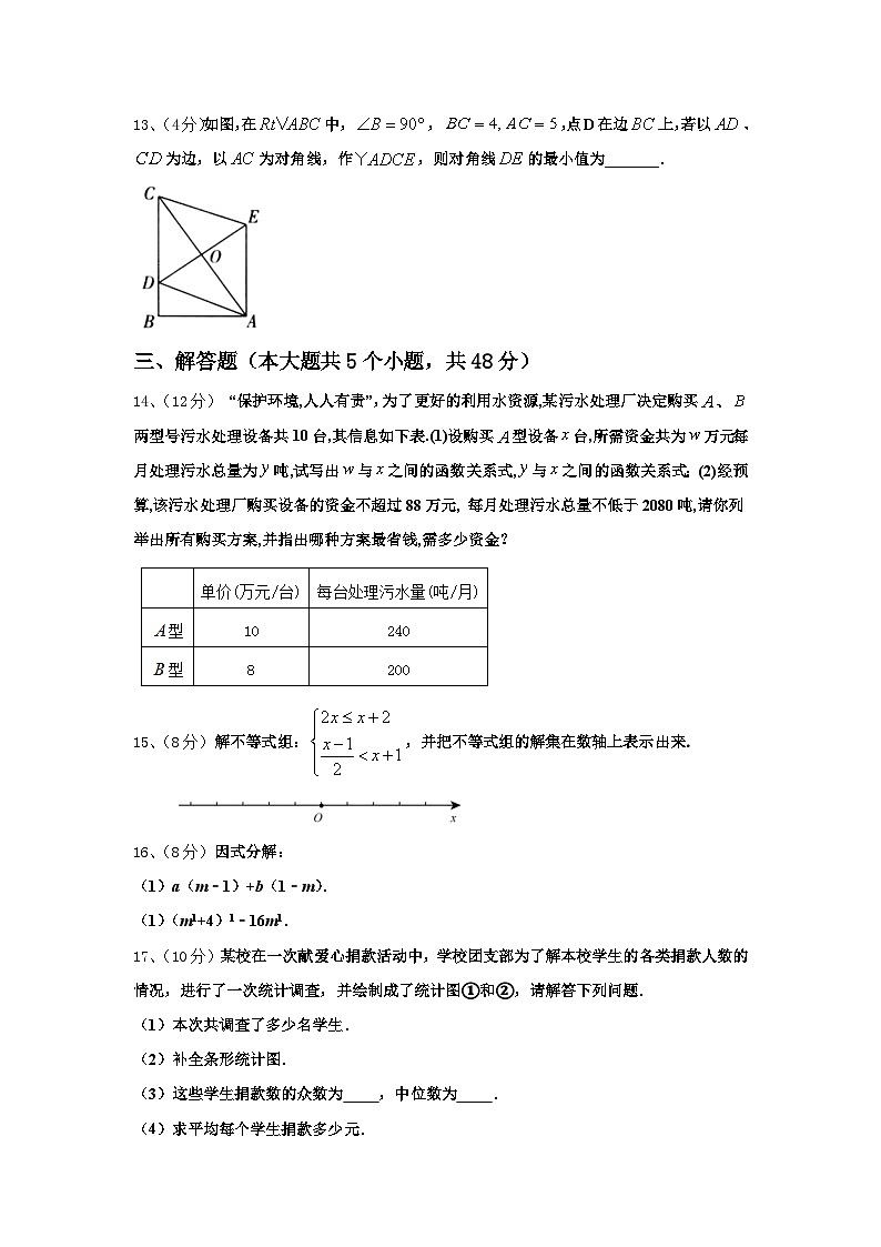 2024年河南省信阳市浉河区第九中学数学九上开学检测试题【含答案】第3页