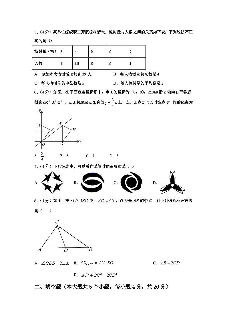2024年吉林省大安市第三中学九上数学开学学业质量监测试题【含答案】02
