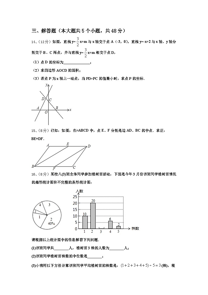 2024年江苏省无锡市（锡山区锡东片）数学九年级第一学期开学调研模拟试题【含答案】第3页