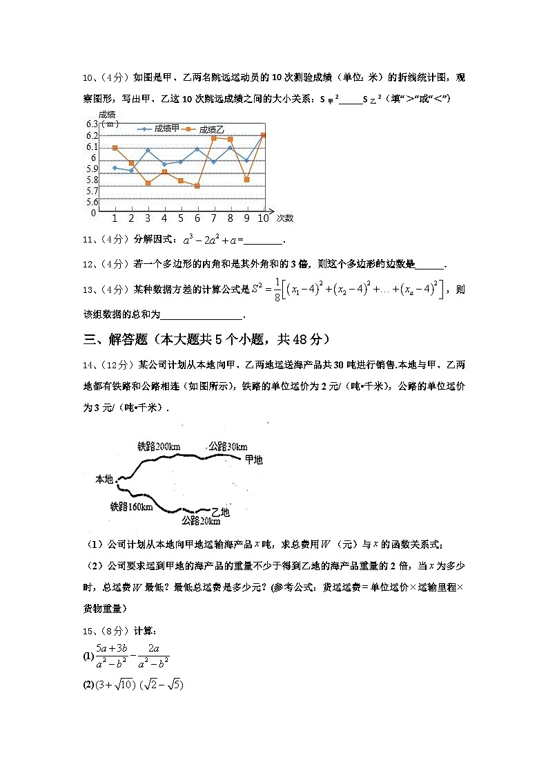 2024年江苏省无锡市塔影中学九上数学开学调研试题【含答案】第3页