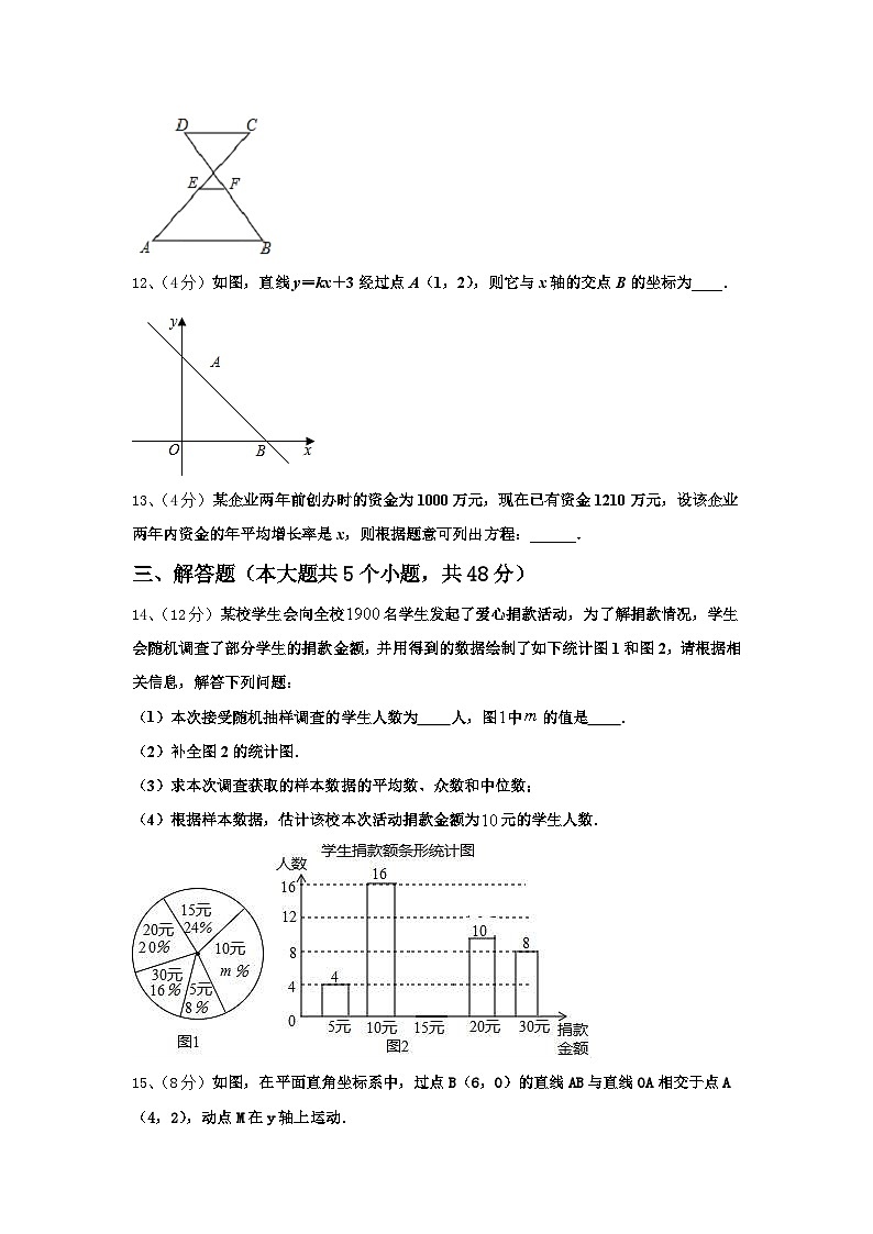 2024年江苏省镇江市五校数学九年级第一学期开学质量跟踪监视模拟试题【含答案】03