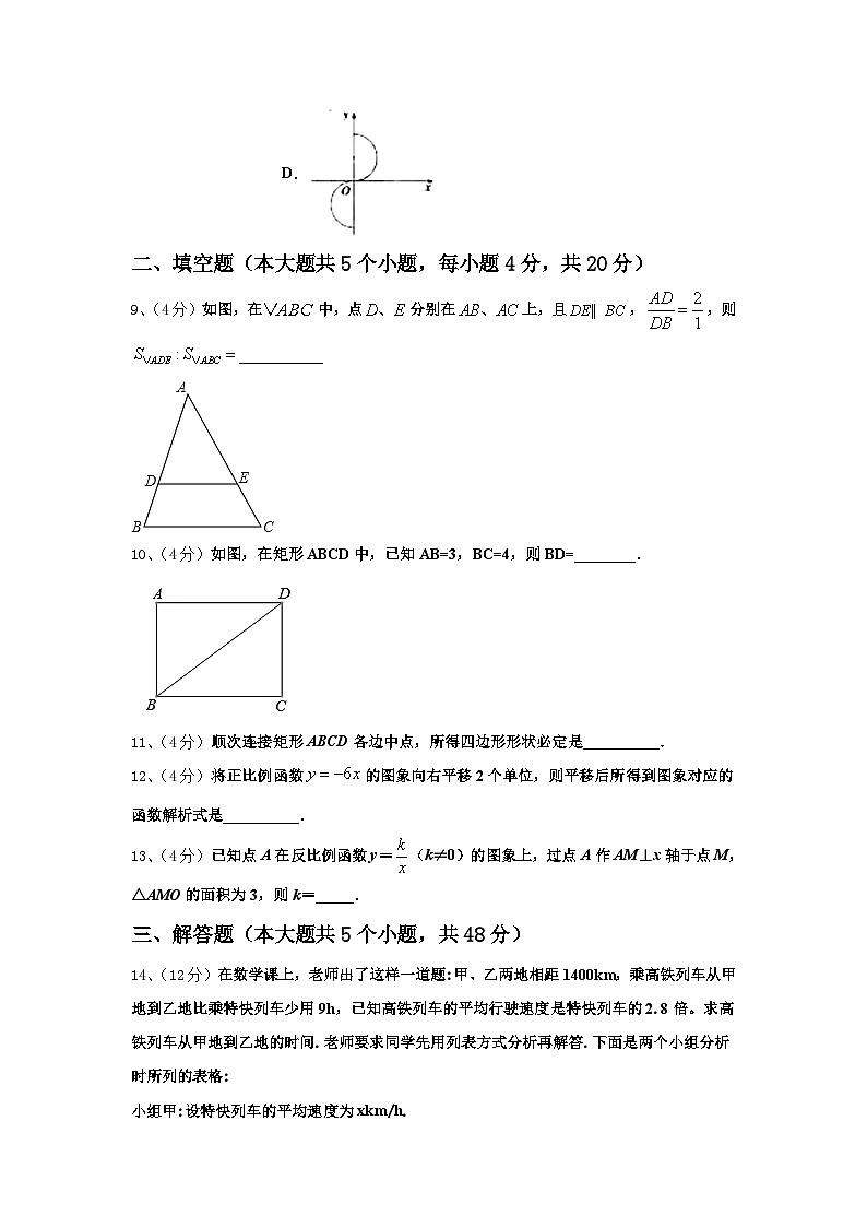 2024年辽宁省葫芦岛市名校数学九上开学复习检测试题【含答案】第3页