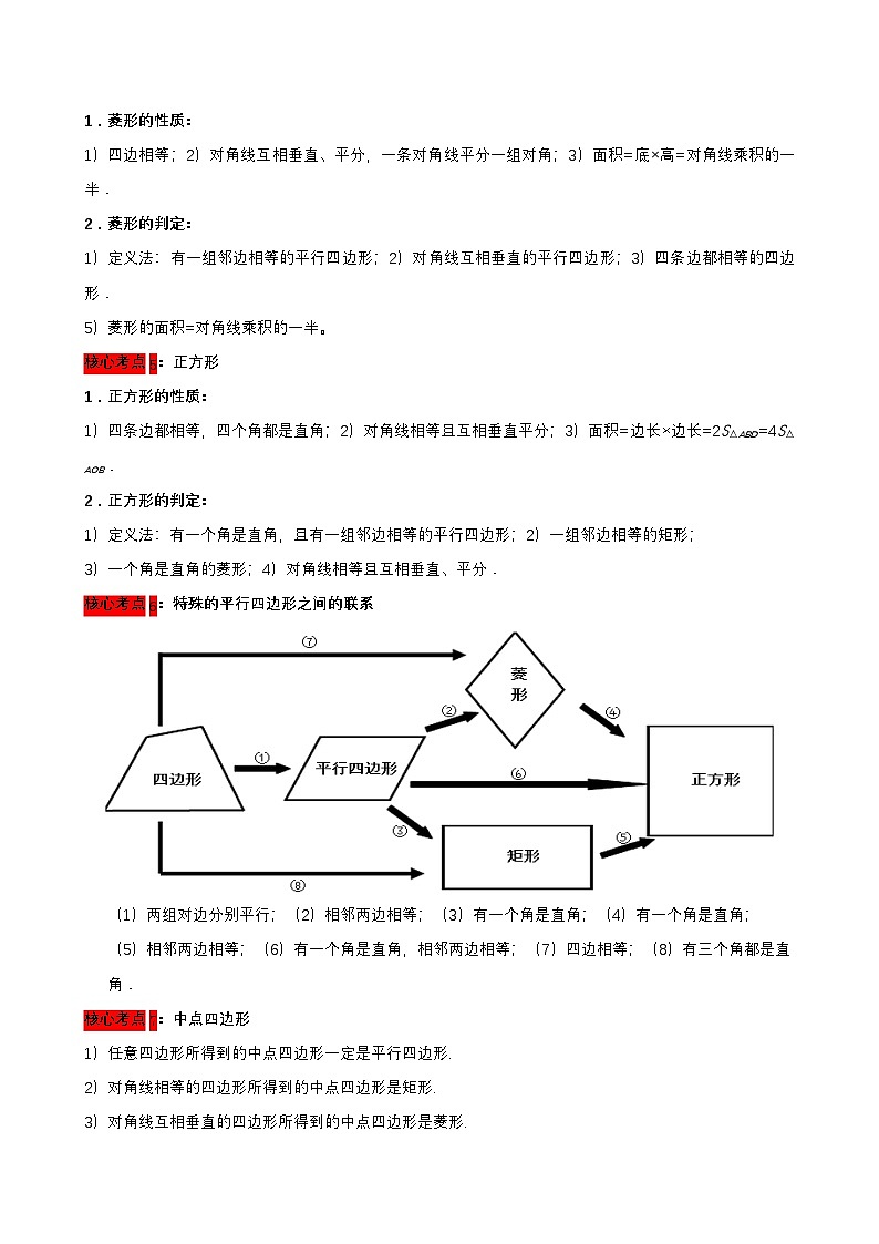 中考数学核心考点+重点题型+高分秘籍+题组训练+过关检测(全国通用)第20讲多边形与特殊四边形(原卷版+解析)第3页