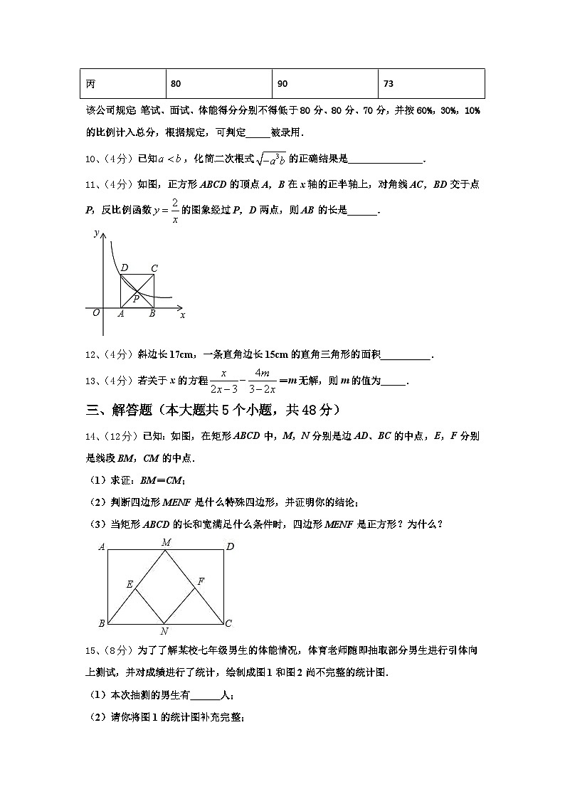 2024年内蒙古乌兰浩特市卫东中学九年级数学第一学期开学学业质量监测试题【含答案】第3页
