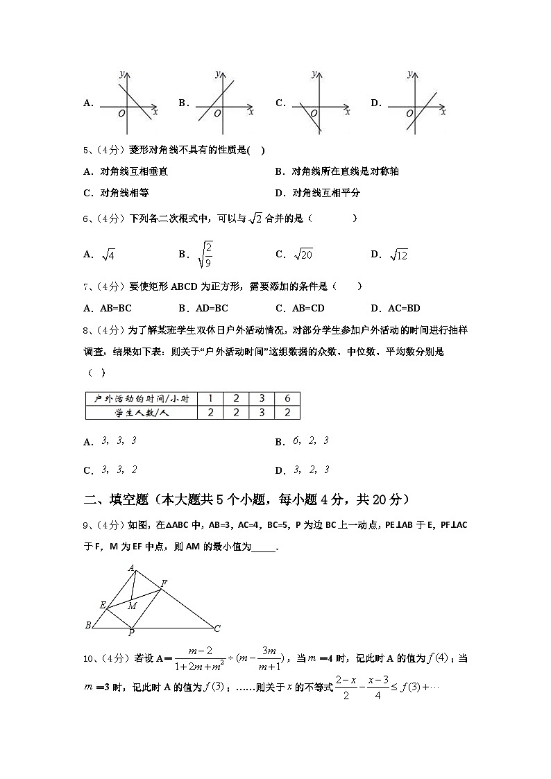 2024年山东省济南章丘区五校联考九年级数学第一学期开学联考试题【含答案】第2页