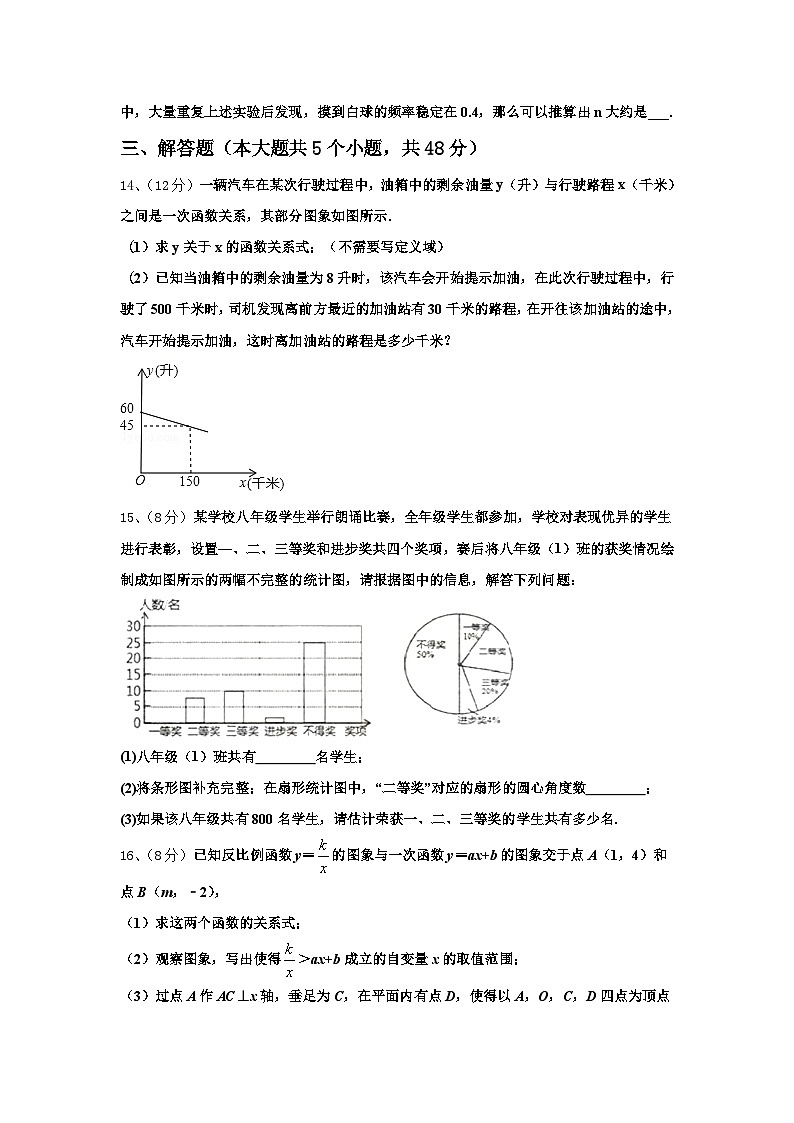 2024年山东省青岛七中学九上数学开学检测模拟试题【含答案】第3页