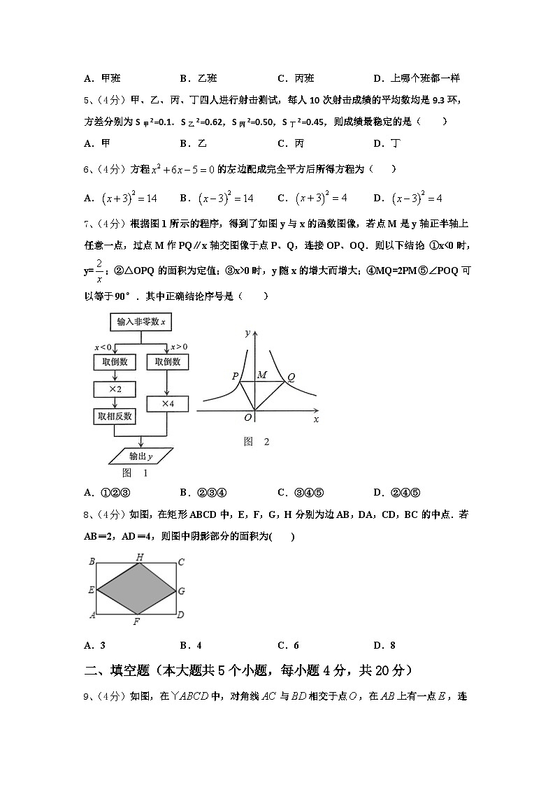 2024年山东省淄博市数学九年级第一学期开学达标测试试题【含答案】02