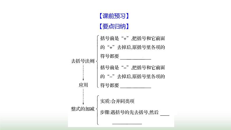 北师大版七年级数学上册第三章2整式的加减第二课时课件03