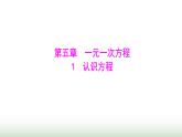 北师大版七年级数学上册第五章1认识方程课件