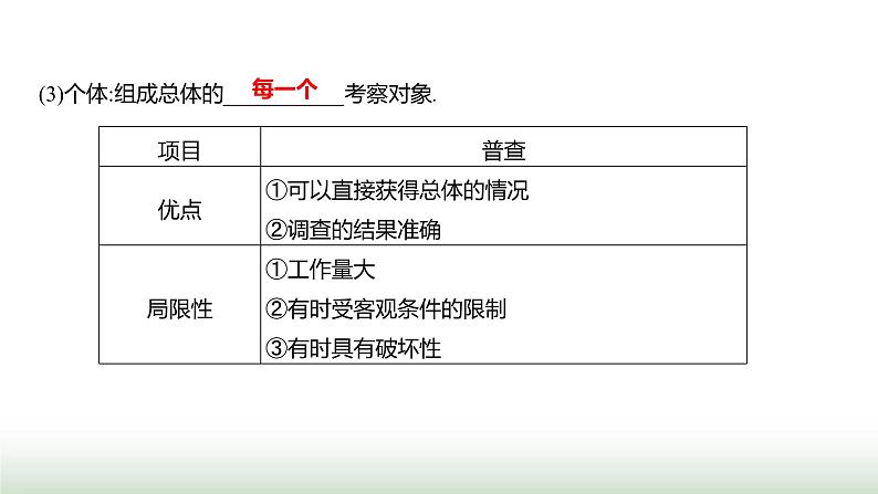 北师大版七年级数学上册第六章2数据的收集第二课时课件第4页