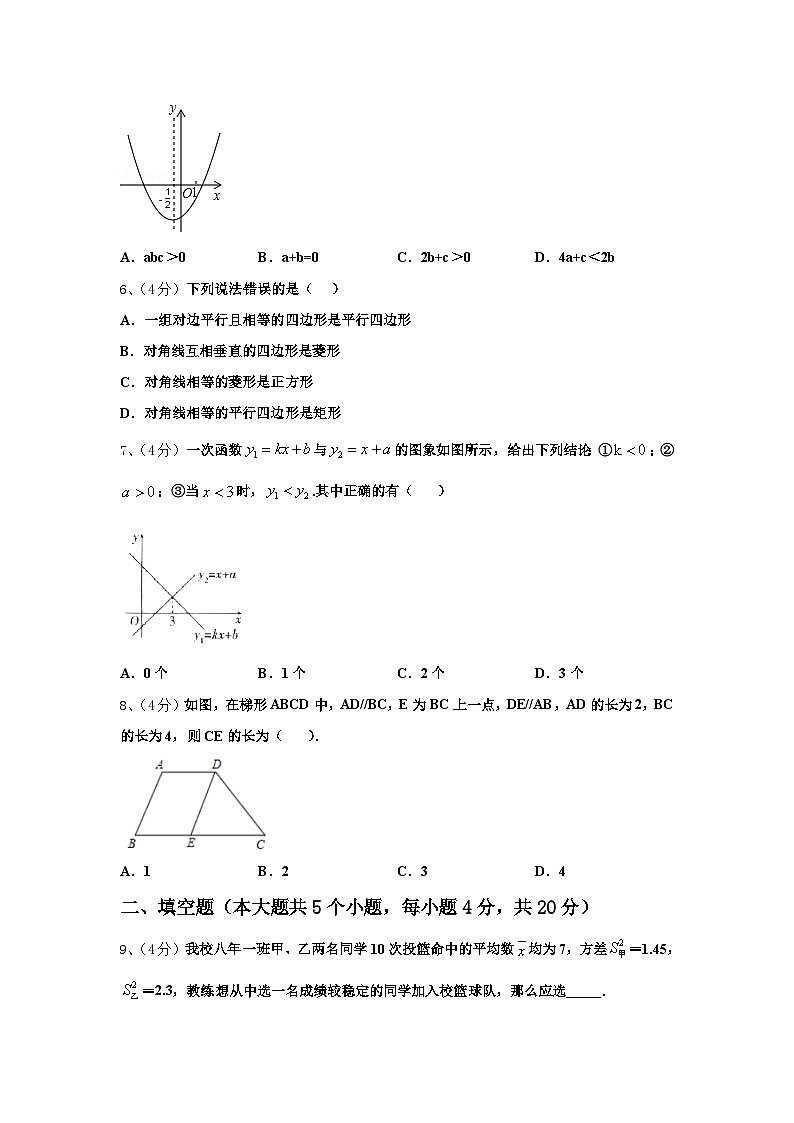 2024年四川省成都市青羊区九上数学开学监测模拟试题【含答案】第2页